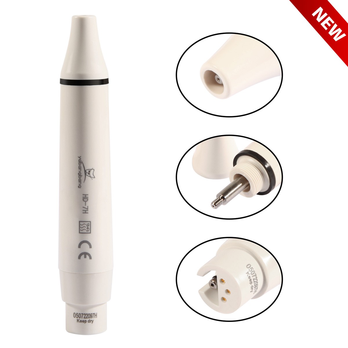Pièce à Main Détartreur Piézo Ultrasonique Dentaire - Compatible Satelc/EMS, Neuf