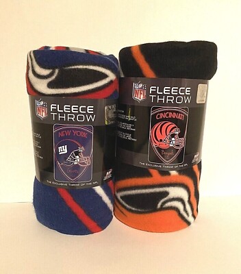 NFL Shield Fleece Throw Blanket 50'' X 60'' Pick Your Team!