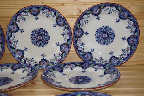 Platos de almuerzo Minton Rouen años 1880 (7), 9 1/4" (B22) - Imagen 5 de 12