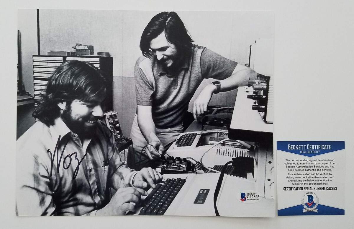 Steve Wozniak Signed 8x10 Photo Founder & Creator of Apple