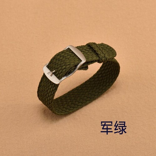 Nylon Bangle Bracelet Watch Band 14-20 22mm Weave Fabric Strap Canvas Wristbands - Picture 8 of 31