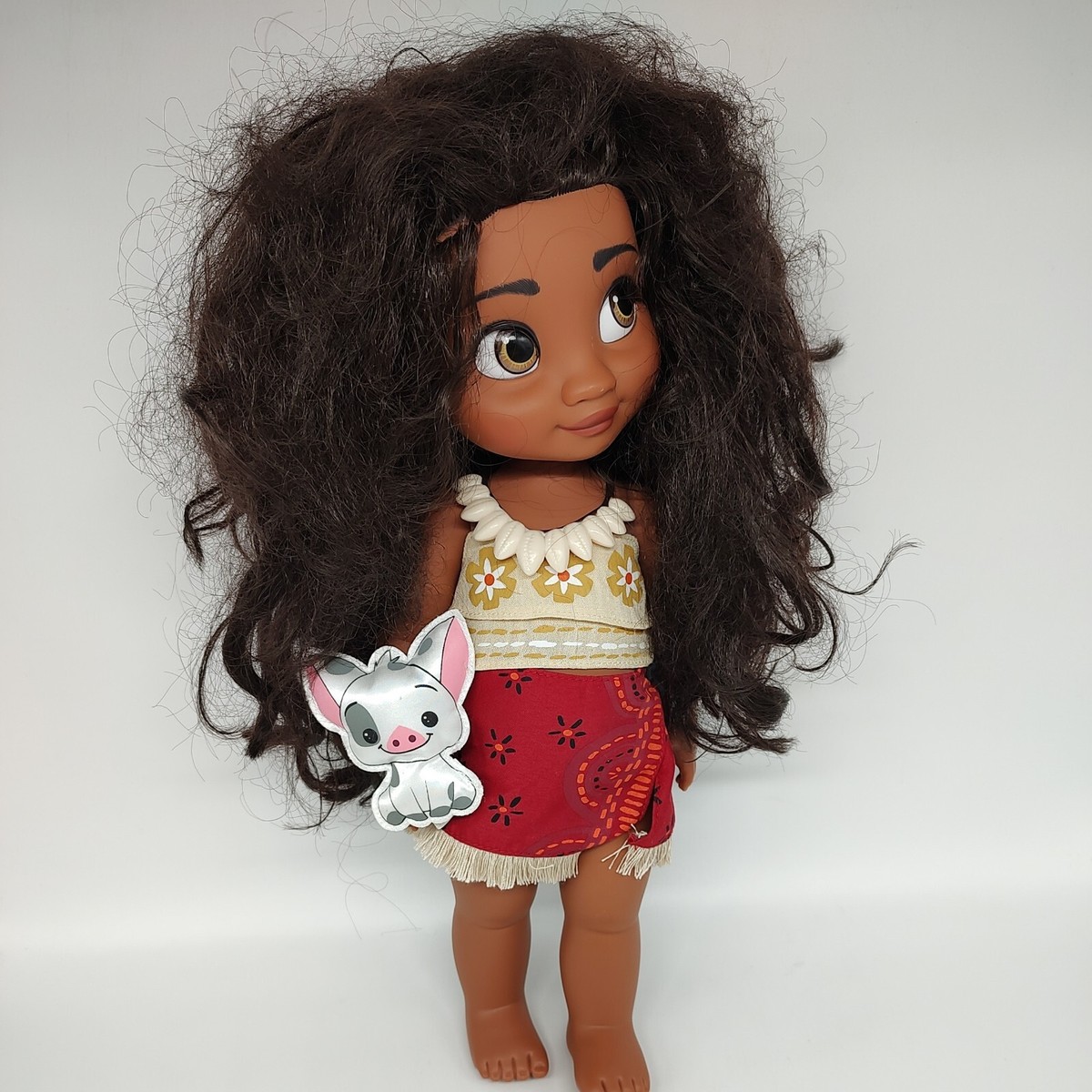 Disney Store Moana Animator Doll And Pig