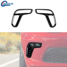 2X Front Fog Light Frame Decor Bezel Cover Fog Lamp Trim For Dodge Durango 2021+