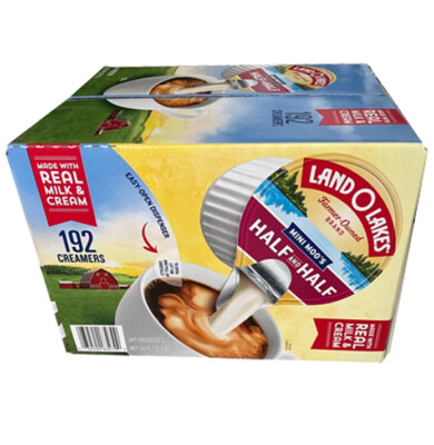 🔥 Land O Lakes Mini Moos Creamer Half and Half Cups 192 Ct