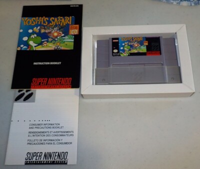 Yoshi's Safari Super Nintendo Snes Game Complete in box CIB | eBay