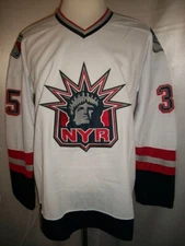 Mike Richter New York Rangers White 1998-1999 Statue of Liberty CCM NHL Jersey