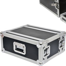 19" 4U Equipo Panel de Conexión Estuche de Vuelo Tránsito Mango de Almacenamiento DJ PA Caja Mezcladora