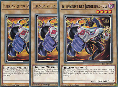 Yugioh PHNI-DE035 Illusionist des Jongleurghuls - Playset (3x)