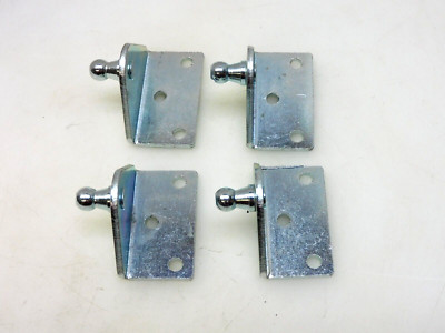 LOT OF 4 NO NAME 10MM BALL STUD SIDE MOUNTING BRACKET FOR GAS SPRING STRUTS