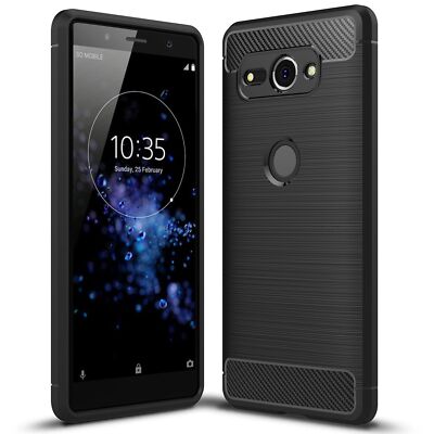 NALIA Matte Silikonhülle Sony Xperia XZ2 Compact Case Anti-Fingerprint stoßfest