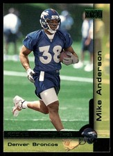 Mike Anderson 2000 Fleer Skybox Rookie Card RC #246 Denver Broncos. rookie card picture