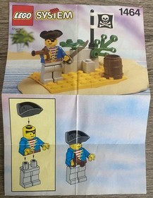 Lego 1464 Pirate Lookout 100% Complete with instructions Vintage 1992 System