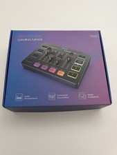 Fifine Model AmpliGame SC3 Compact Streaming RGB PC Gaming Audio Mixer Black