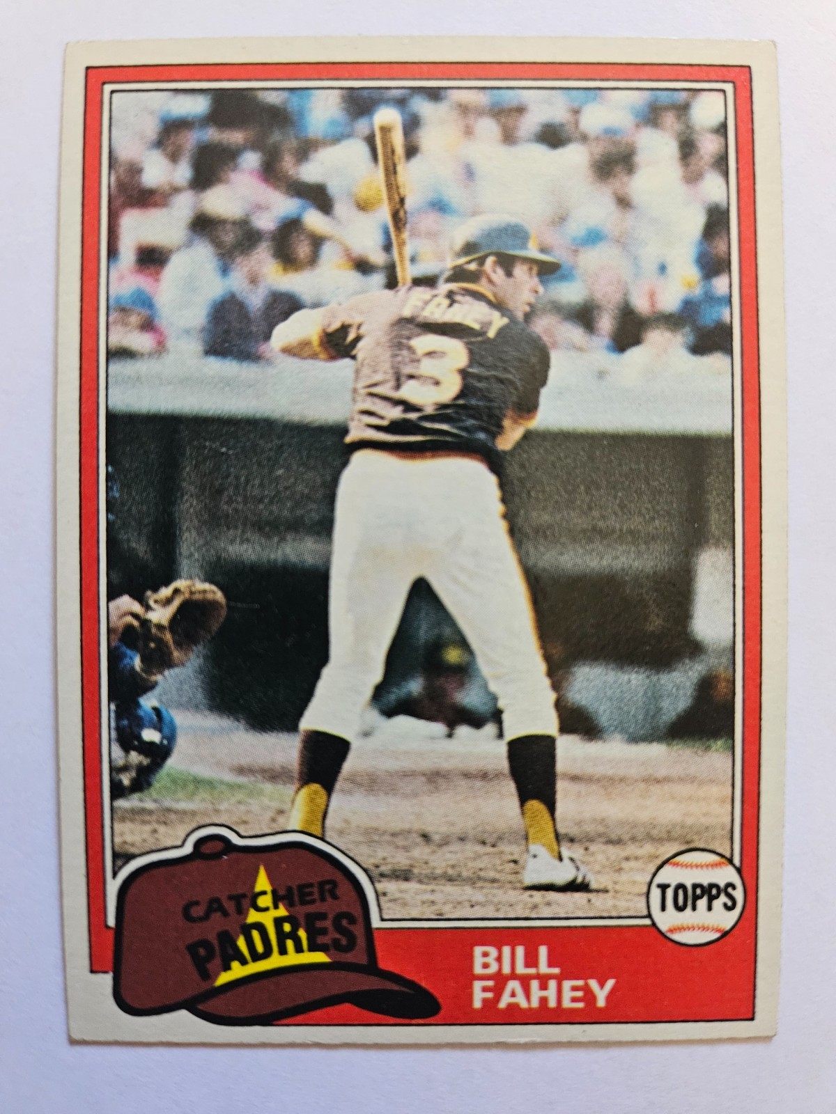 1981 TOPPS BILL FAHEY #653 EX/NM
