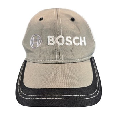 Bosch Tools Trucker Hat Cap Gray Black Strapback Adjustable Automotive Mechanic