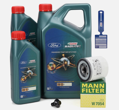 7L CASTROL MAGNATEC 0W-30 D MANN Ölfilter für FORD FOCUS 4 MONDEO 5 2.0 EcoBlue