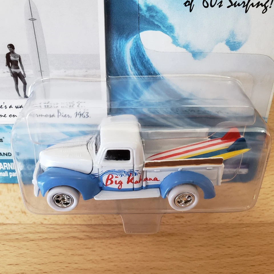 Johnny Lightning Big Kahuna 1940 Ford Pickup Surf Rods 1:64 White Lightning - Image 4 of 4