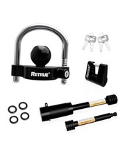 Keyed Alike Trailer Lock Set Tow Store Lock Kit Classic Lock Set Black