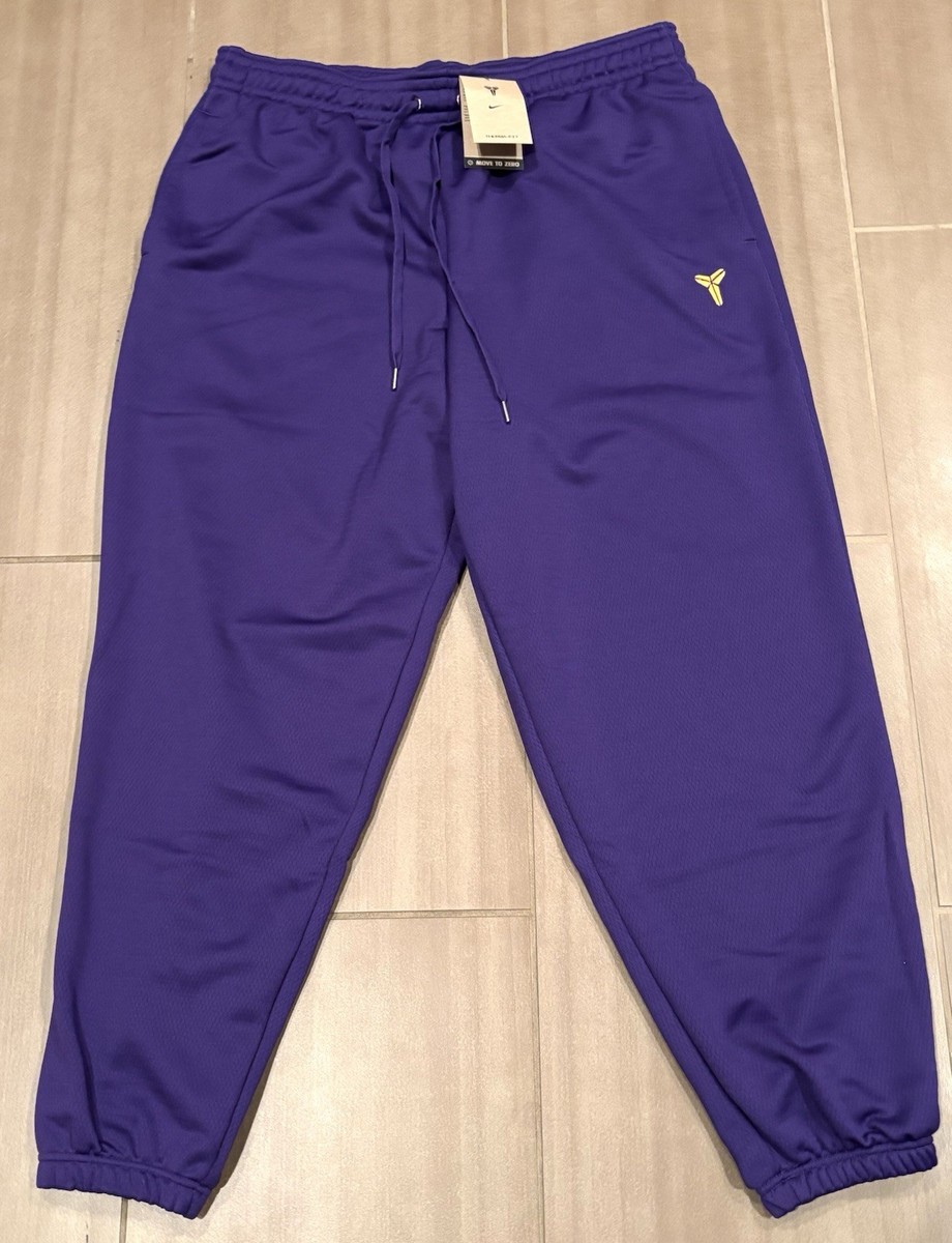 Nike Kobe Therma-Fit Basketball Pants Purple Gold HJ8113-547 Men