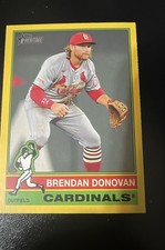 2025 Topps Heritage - Brendan Donovan #225 Dark Yellow Border