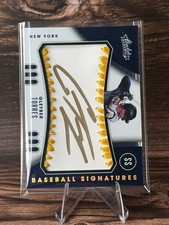 2021 Panini Absolute - Baseball Material Signatures Gleyber Torres