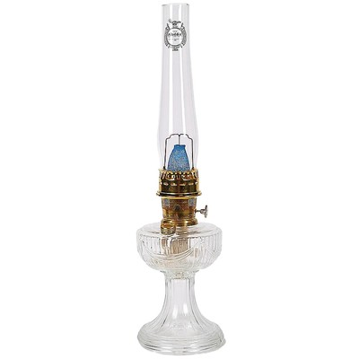 #ad Aladdin Lincoln Drape Oil Lamp Indoor Fuel Lamp Bright White Light Nickel Trim $249.99