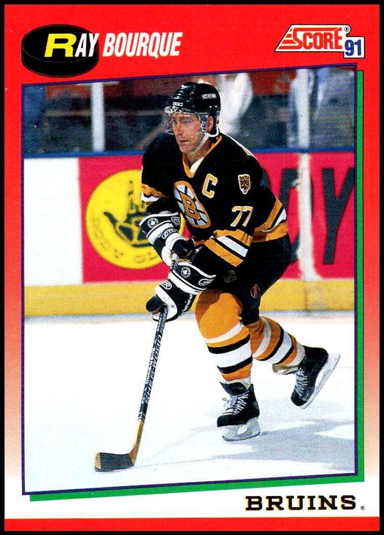 1991-92 Score Canadian English #50 Ray Bourque - HOF FREE SHIPPING!