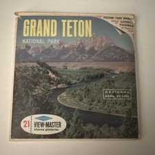 View Master Sawyer's A307 Grand Teton National Park Series Packet 3 Reels 1960's