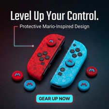 Nintendo Switch 2 Mario Joy-Con Covers & Thumb Grips Brand New
