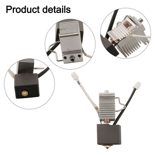 Kit Chauffage Optimal 3 Extrémités Chaudes avec Dissipateur de Chaleur pour Besoins d'Impression 3D - Photo 4/27