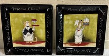 Certified International Meow Chow & Bone Ap Ceramic 9 1/2" Serving Platter Plate