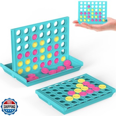 Pup Go Mini Pocket Sized 4 in a Row Board Game for Kids Ages 3+, Perfect Trav