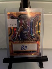 2021-22 Prizm Rookie Penmanship Orange Ice Brandon Boston Jr. AUTOGRAPH Clippers