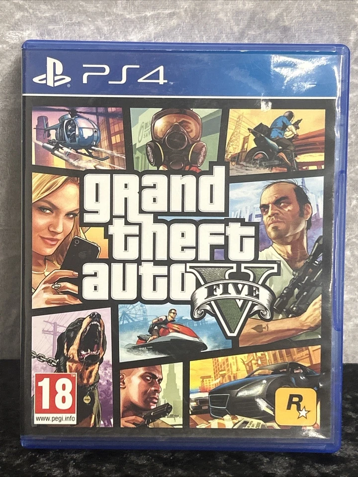 Grand Theft Auto V - Sony PlayStation 4, 2014 Game Disc Case Manual Map, photo 2 of 4