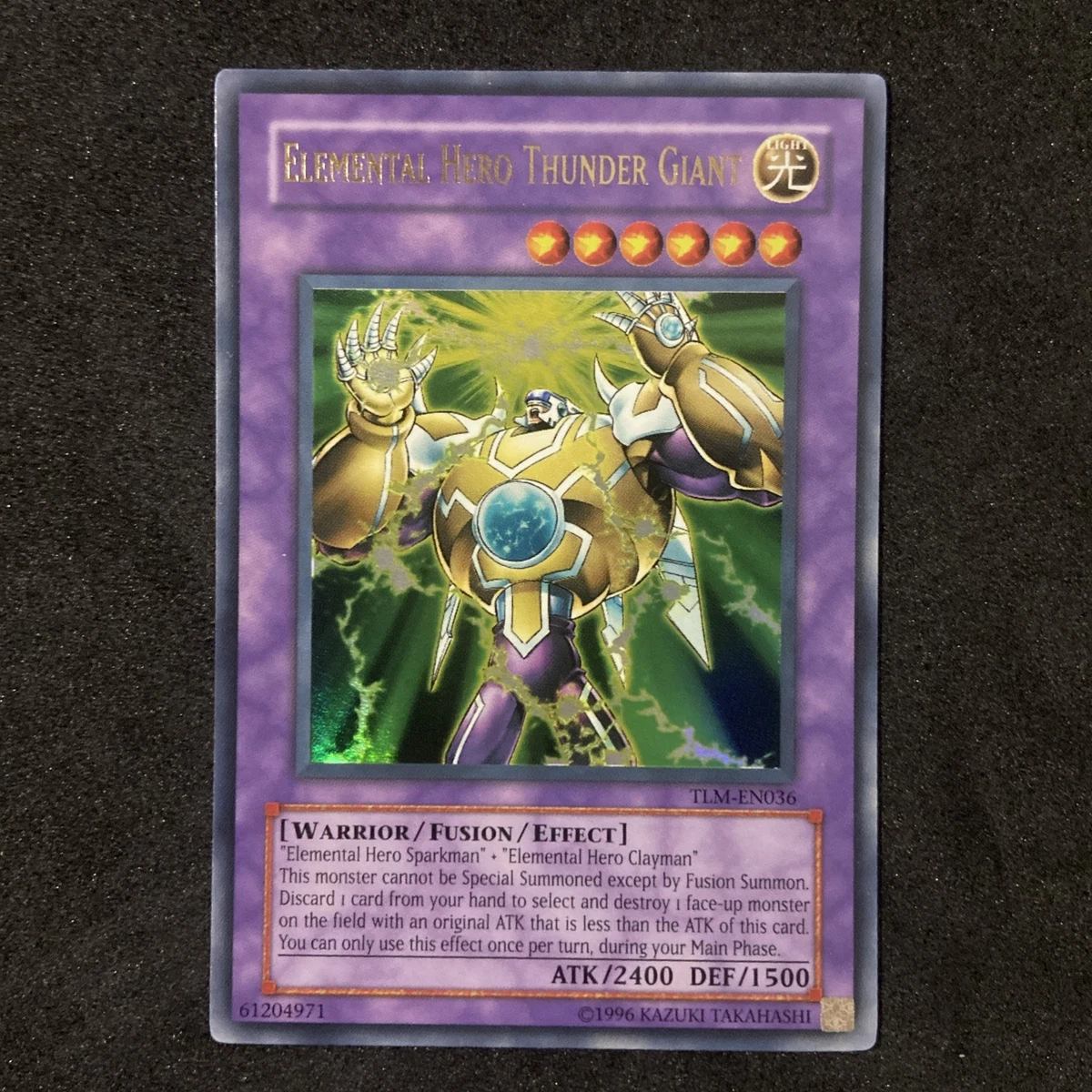 Elemental Hero Thunder Giant TLM-EN036 The Lost Millennium for