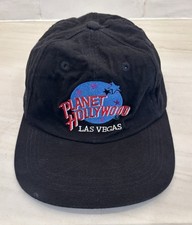 Vintage Planet Hollywood Hat Snapback Cap Embroidered Las Vegas USA 90s