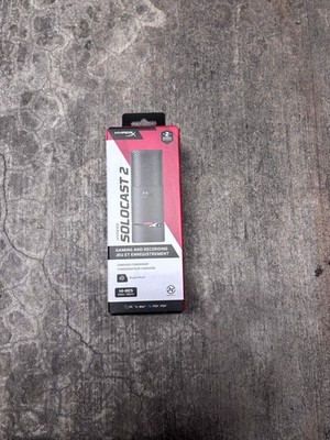 HyperX SoloCast 2 USB Condenser Gaming Microphone   Open Box, $59.99 retail
