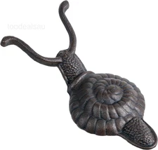 Farmhouse Boot Jack Puller Rustic Shoe Dark Coffee-snail Design