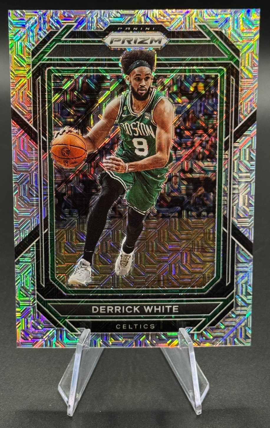 2022-23 Derrick White /25 Panini Prizm Mojo Silver Prizm #12 | Celtics