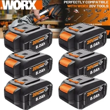 2/ 4/ 6PACK For WORX 20V 8AH MAX Extend Lithium-Ion Battery WA3525 WA3575 WA3520