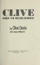 Clive : Inside the Record Business Hardcover Clive Davis