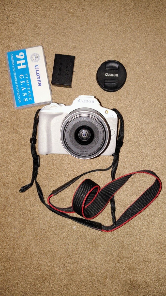 Canon EOS R50 Mirrorless Camera RF-S18-45mm F4.5-6.3 is STM Lens