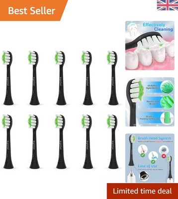10er Pack Philips Sonicare Ersatzbürstenköpfe - Aufhellen effizient & hygienisch