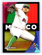2023 Topps #WBC-22 Julio Urias 2023 World Baseball Classic Stars Black #/299