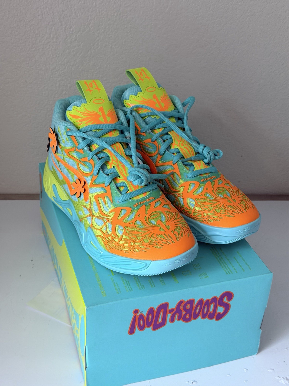 PUMA x LaMelo Ball MB.04 Scooby-Doo GS Size 6.5Y Women 8 NIB No Lid 310777-01