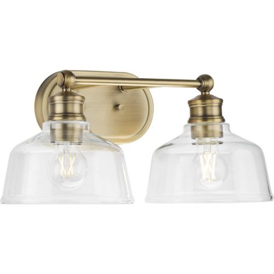 Progress Lighting P300396-163 Singleton - 2 Light Bath Vanity In Farmhouse