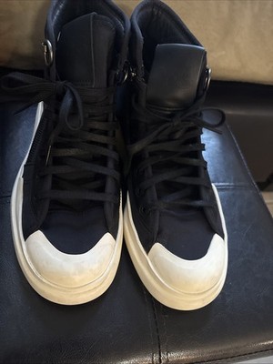 Adidas Y-3 Ajatu Court High Black Off White. Size 6.5