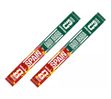 NWT 100% Authentic World Cup Spain vs. Saudi Arabia Match Scarf Bank Exclusive