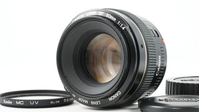 【Problem】Canon EF 50mm f/1.4 USM Ultrasonic Prime Lens From Japan #452