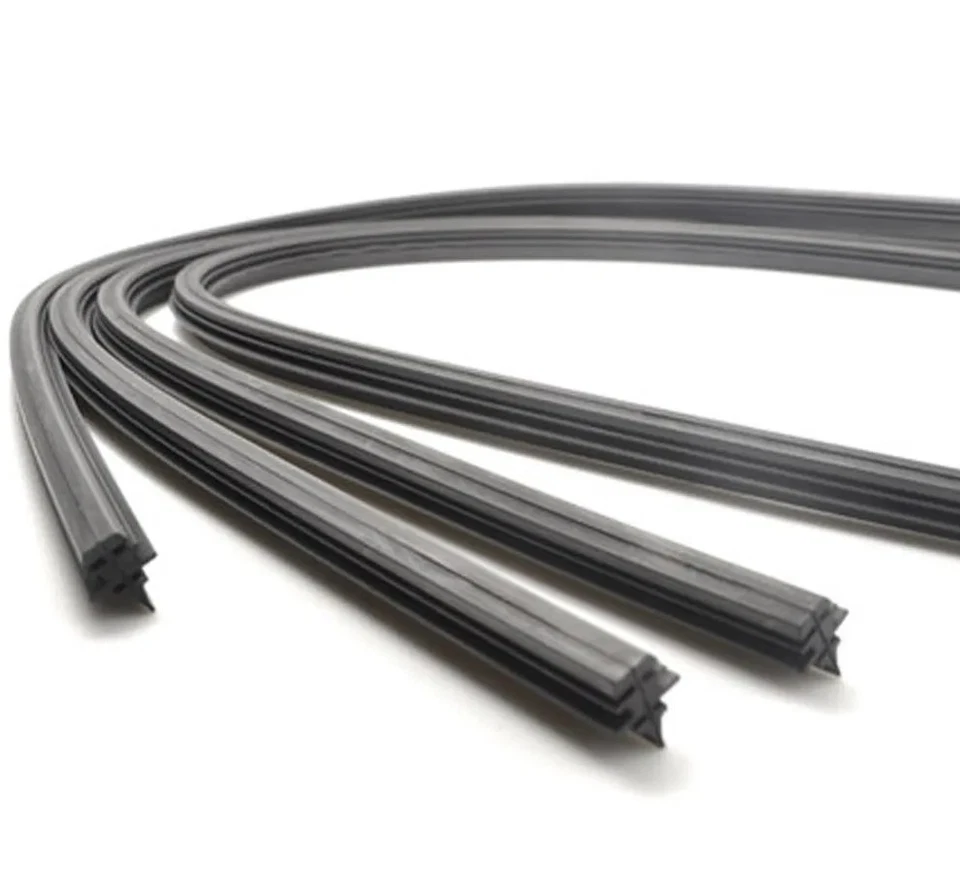 4X Escobilla limpiaparabrisas negra para automóvil SUV camiones 26" tira de goma limpiaparabrisas deshuesada Foto 4 de 4